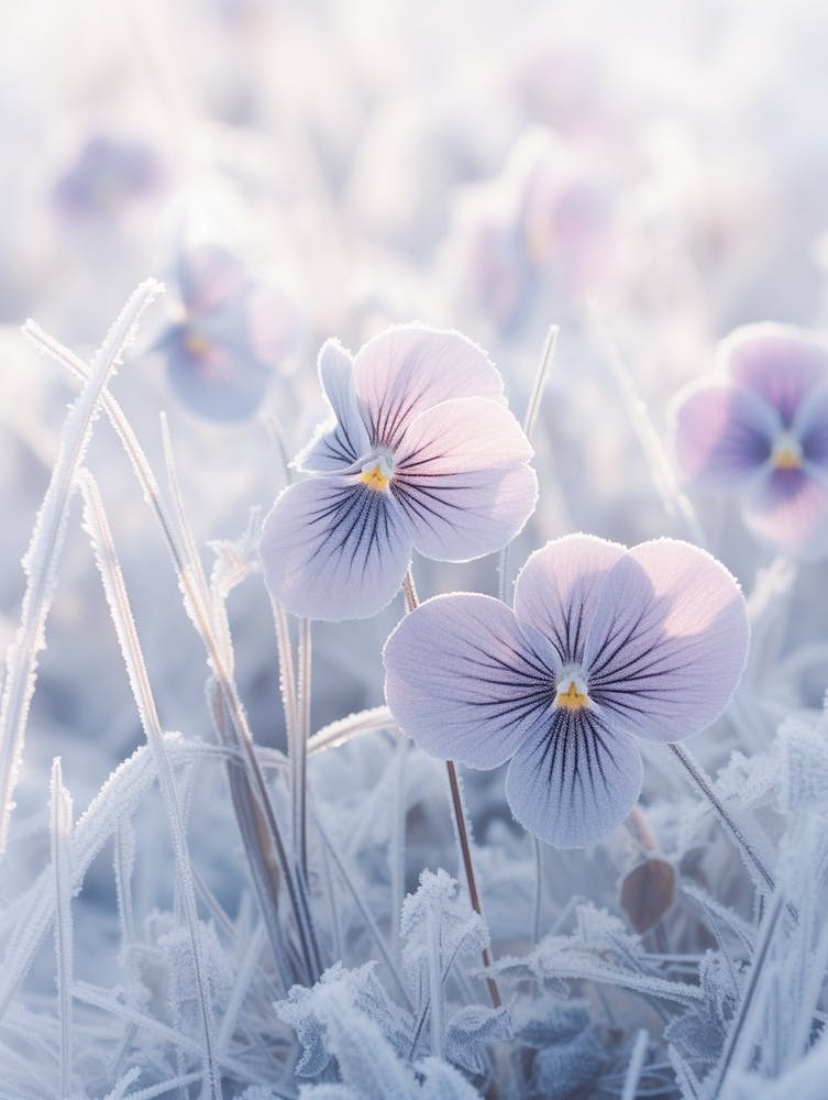 Frosty Botanical Viola 1