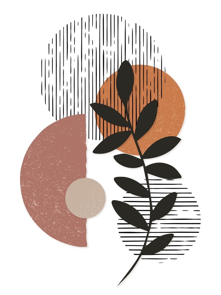 Minimal Geo Botanical Scandinavian