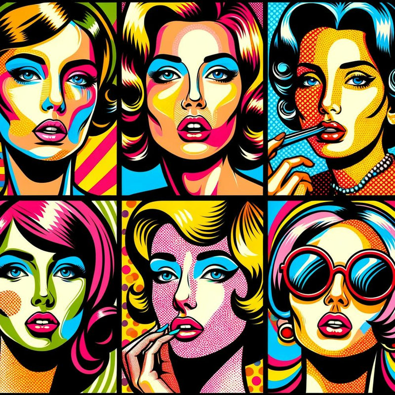 Rhythms of Color: A Pop Art Symphony