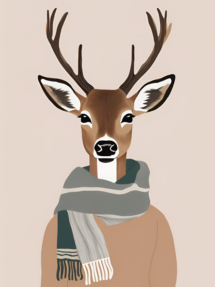 Dressed Deer Winter