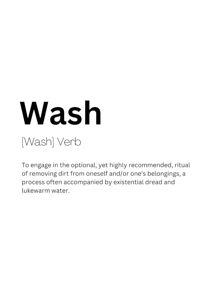 Wash Definition Meaning