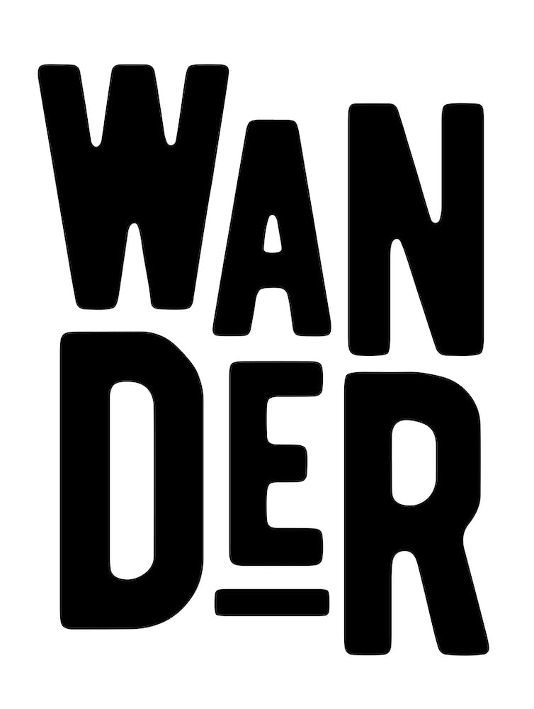 Wander in black and white