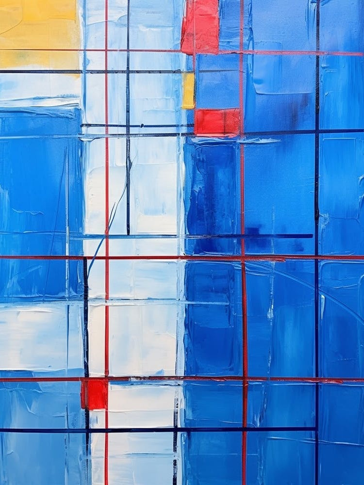 Mondrian Abstract Geometric Illustration 9