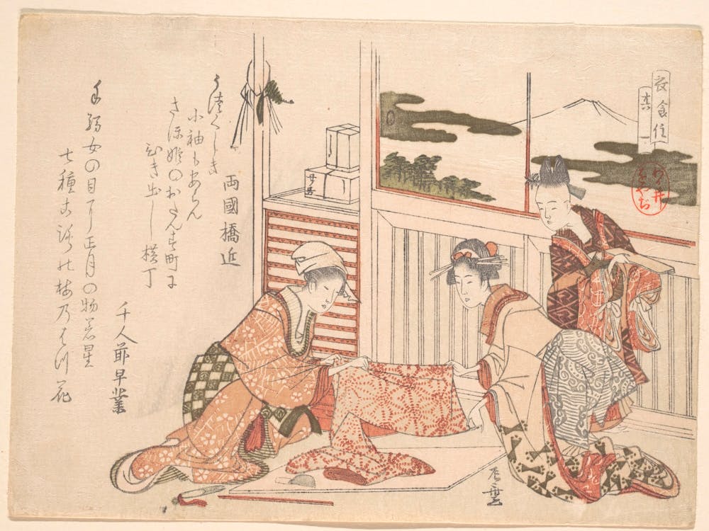 Attire, Katsushika Hokusai