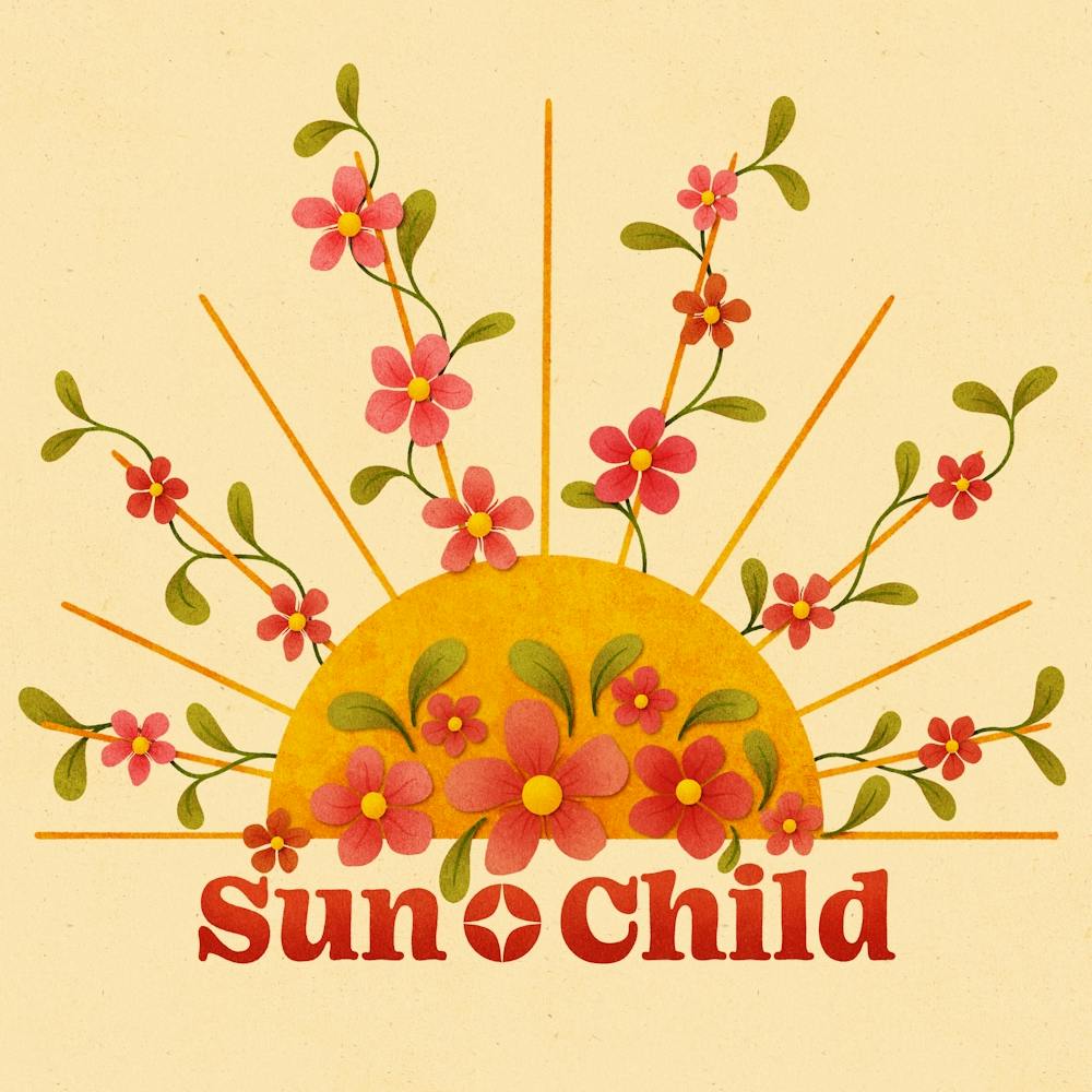 Floral Sun Child