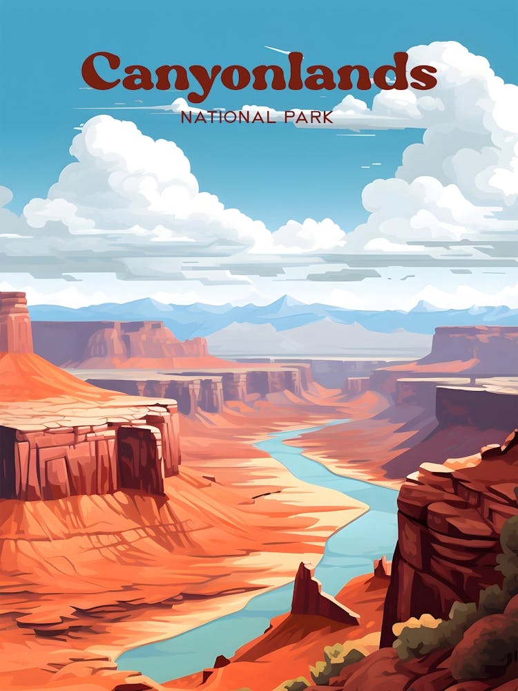 Canyonlands National Park Utah USA Adventure Travel Art