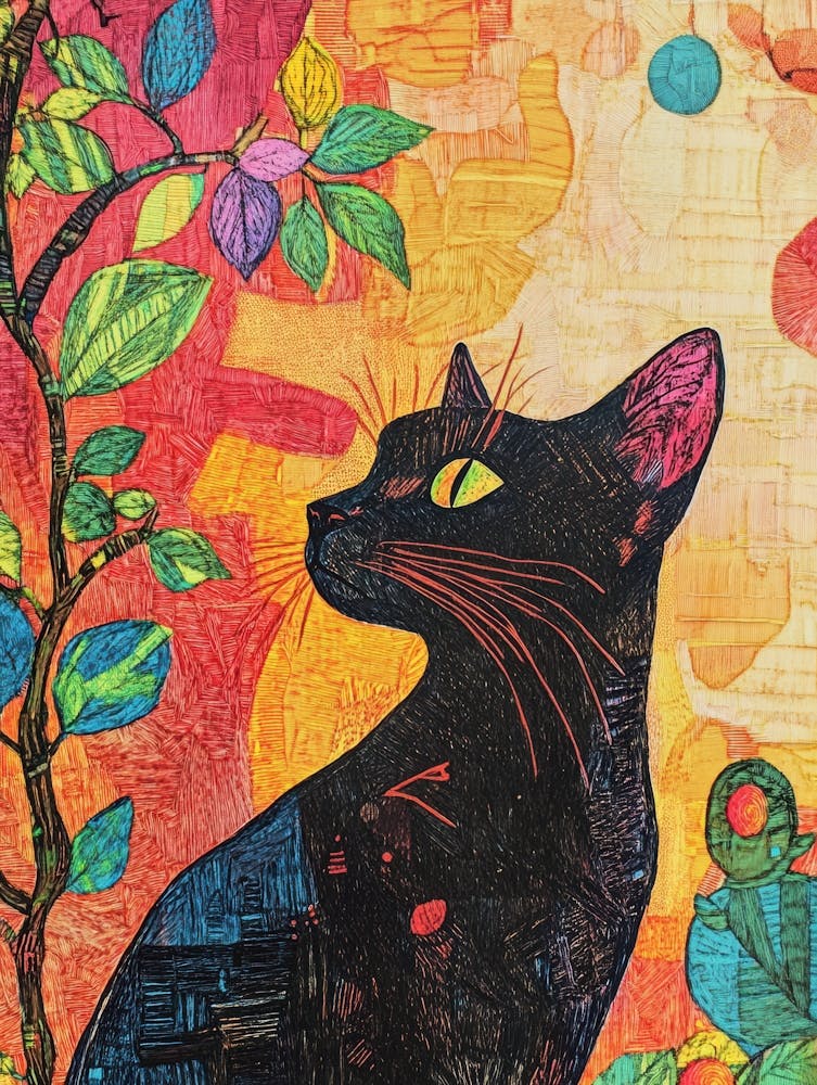Cat In The Garden 4