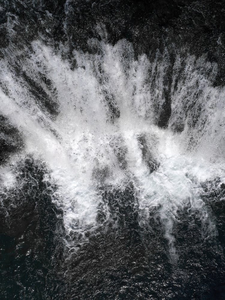 Waterfall A Miilion Drops Of Water