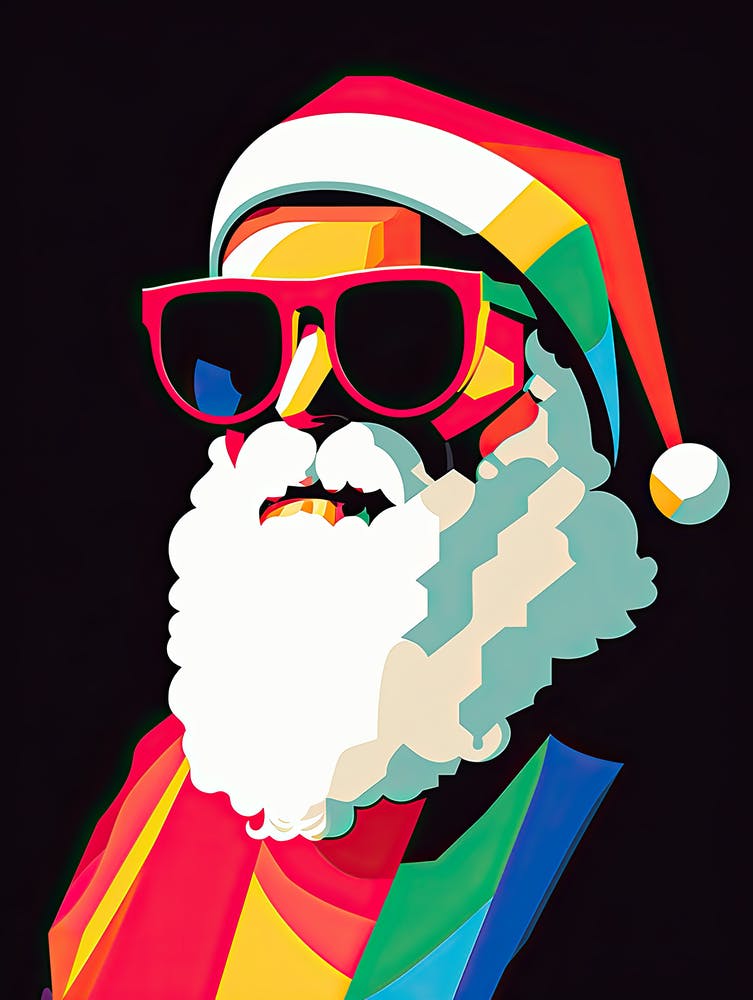 Santa Claus, Pop-Art