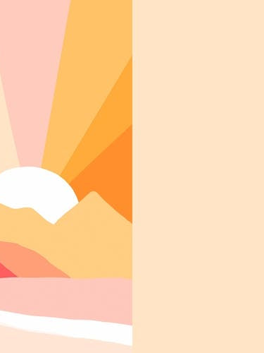 Sunny Coastal Rainbow