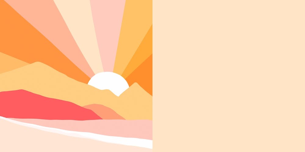 Sunny Coastal Rainbow