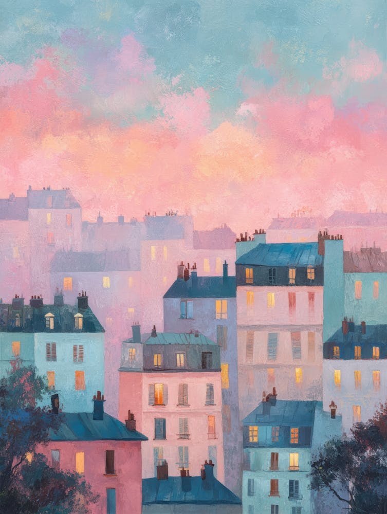Paris At Sunset 10