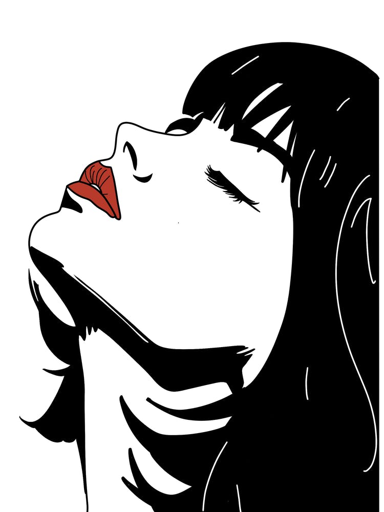 Girl In Black And White