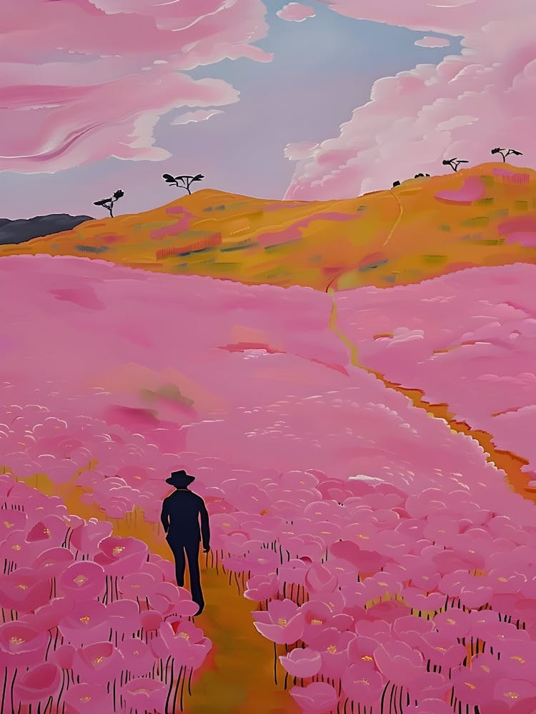 'Pink Poppy Field'