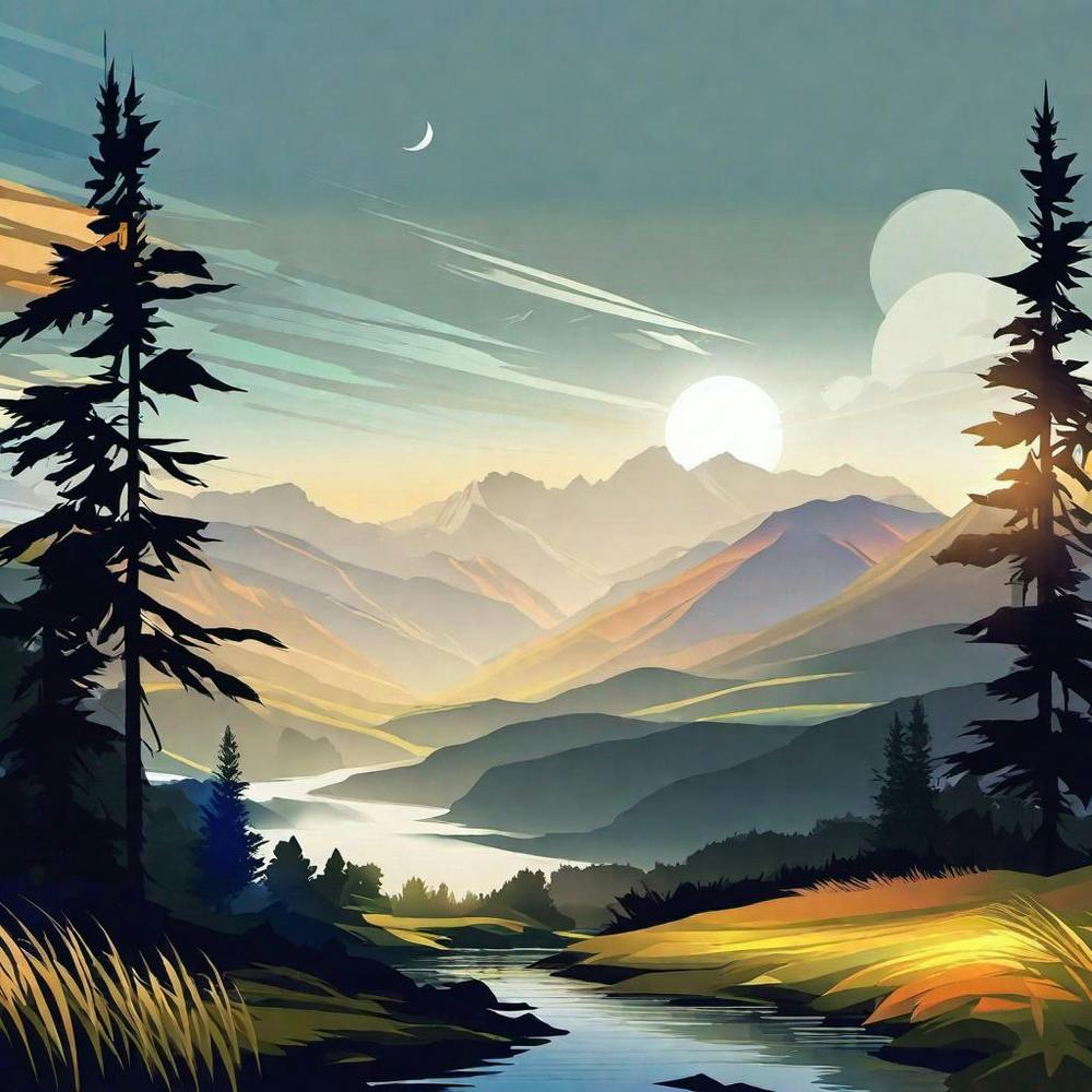 Landscape Painting 174