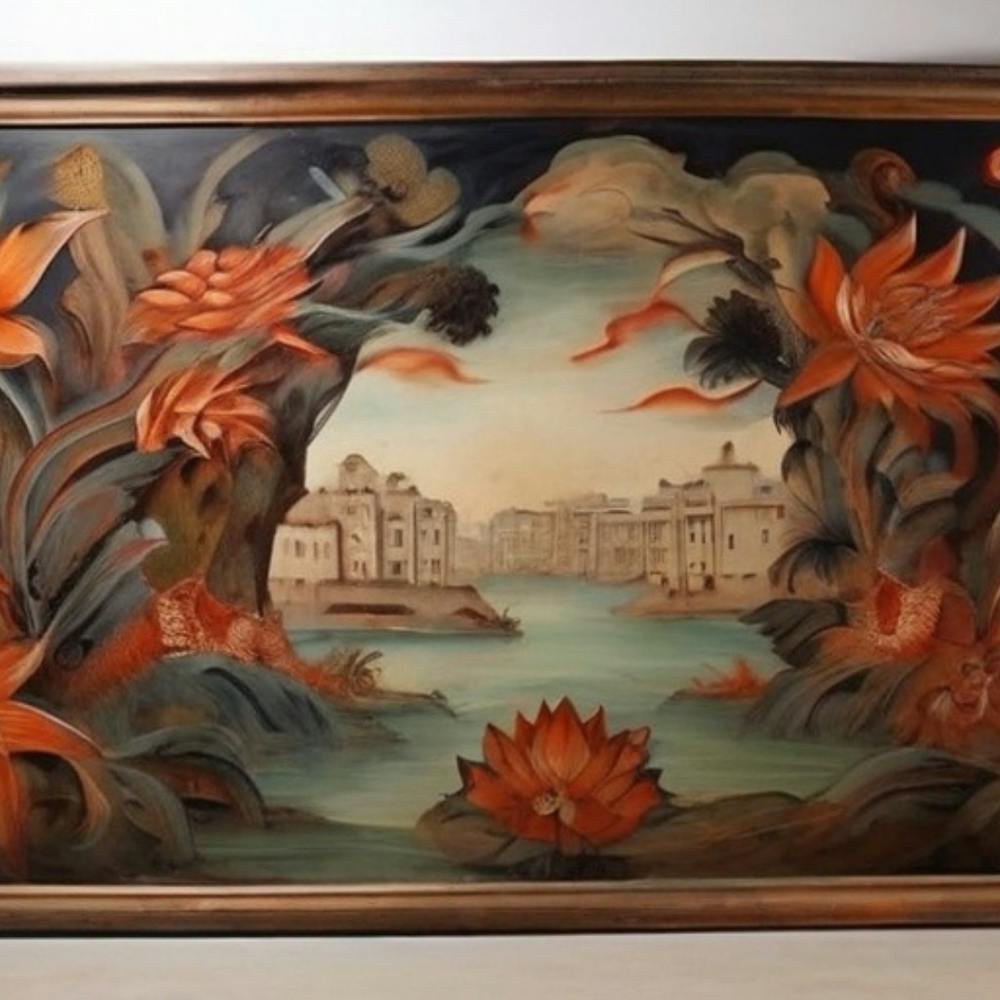 Lotus Painting