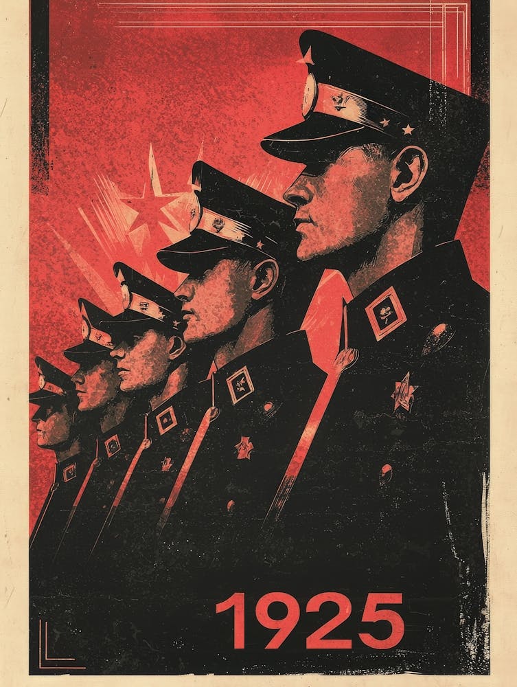 Aihrgdesign A Vintage Political Propaganda Style Poster From 10