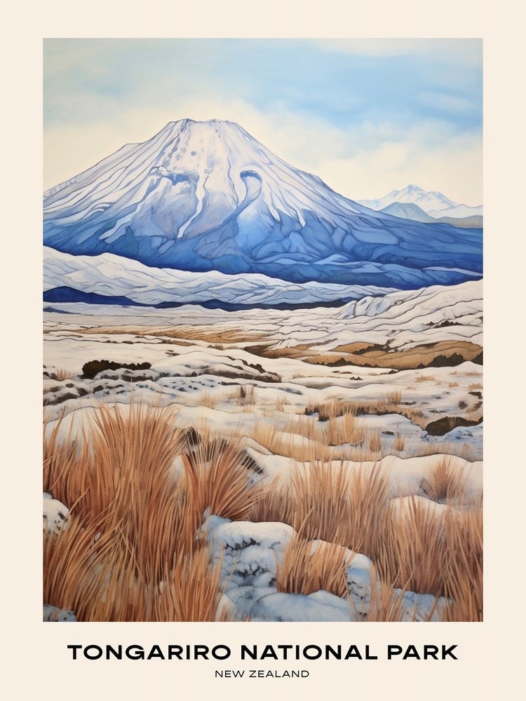 Tongariro National Park New Zealand 2 Poster
