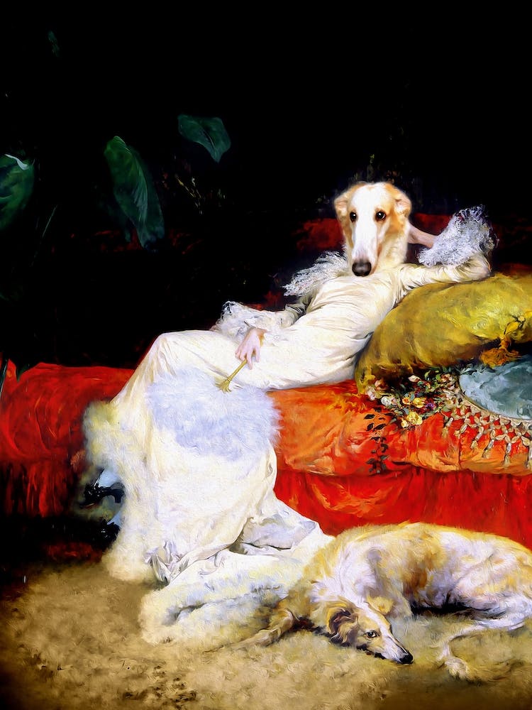The Royal Borzoi Tatiana Pet Portraits