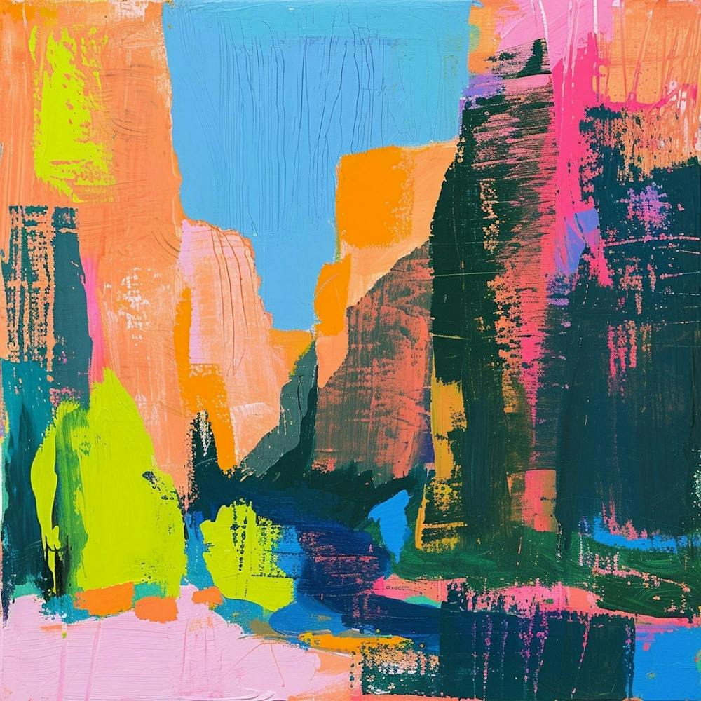 Colourful Abstract Zion National Park 2