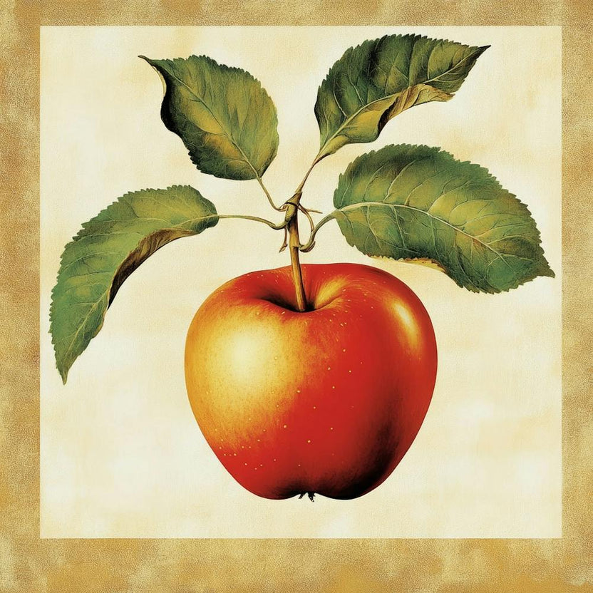 Apple On A Branch Art