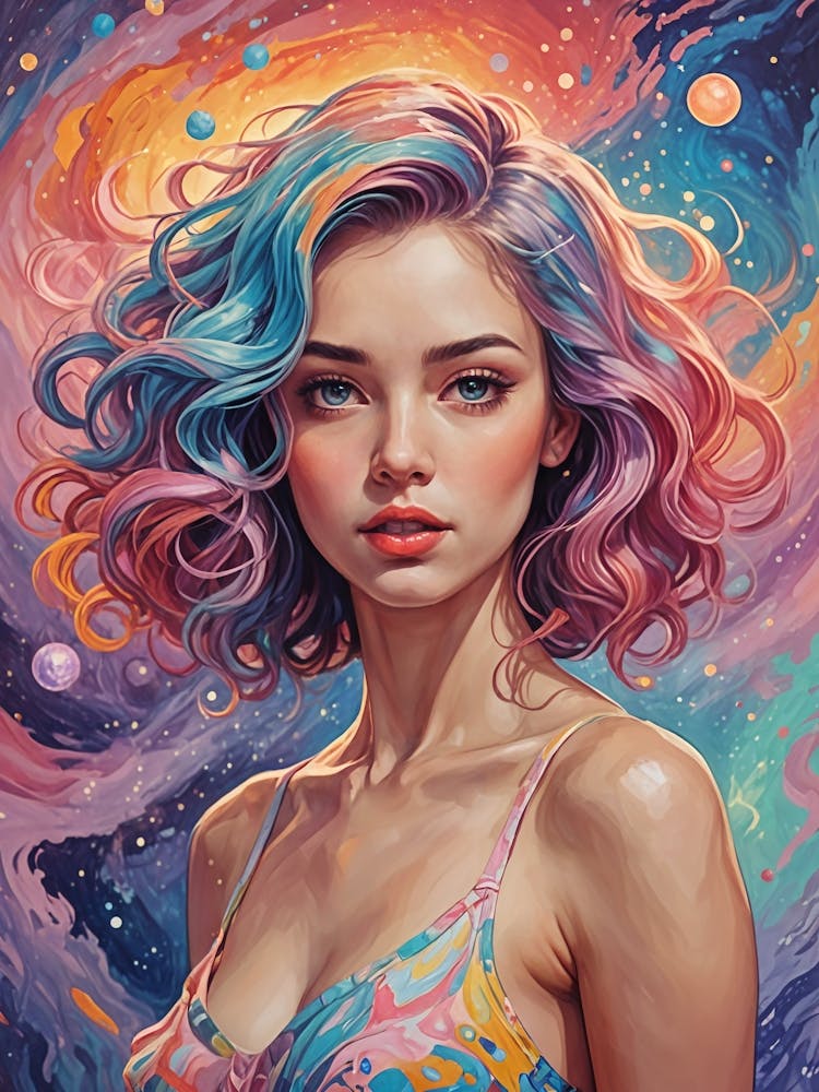 Galaxie-Mädchen