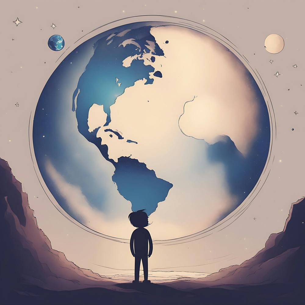Illustration conceptuelle de la Terre