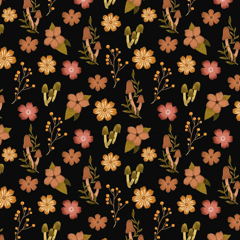 Summer flower seamless pattern