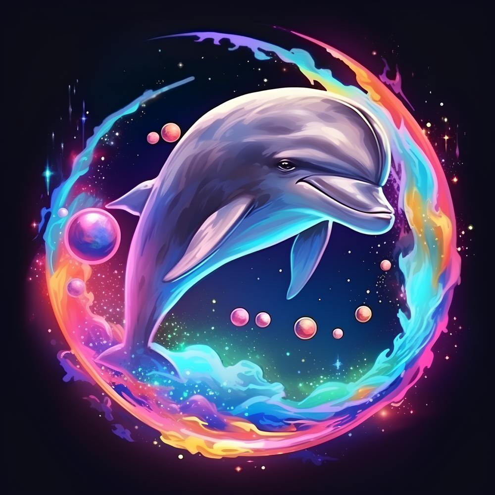 Dolphin In Space