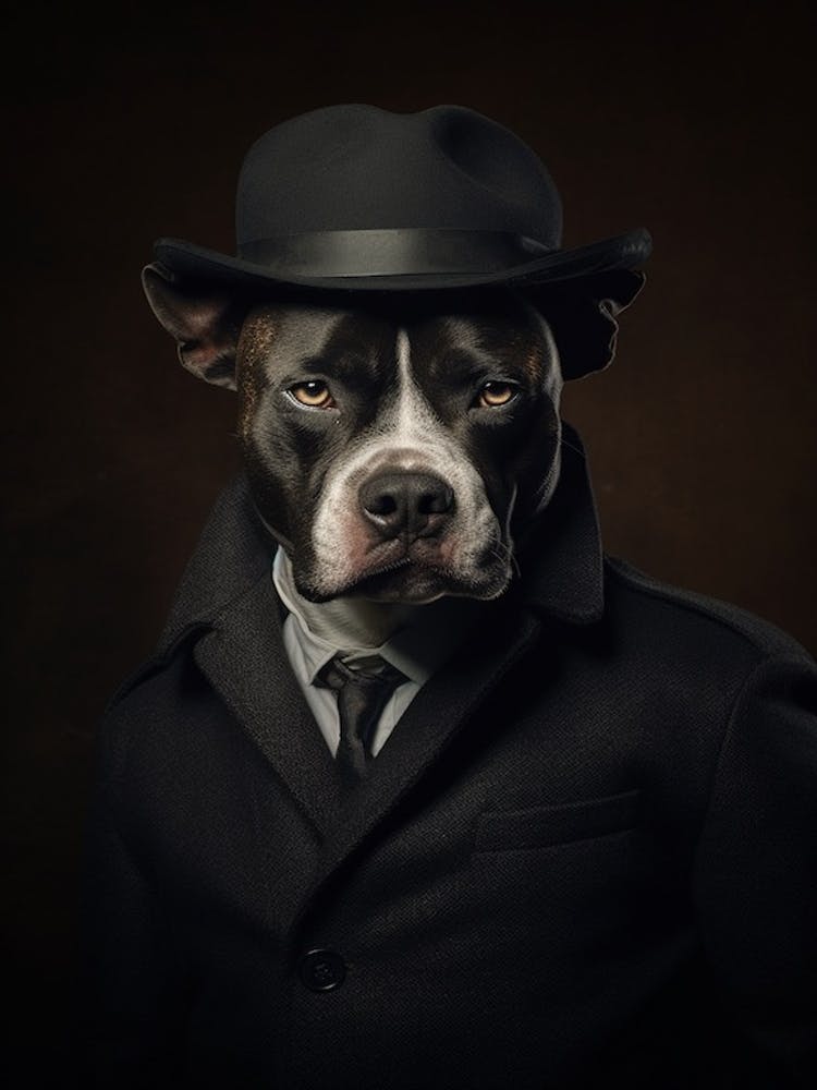 Gangster Dog Staffordshire Bull Terrier