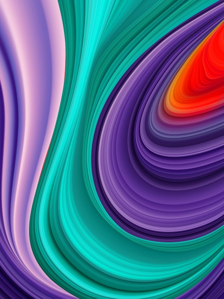 Abstract landscape: wave #3