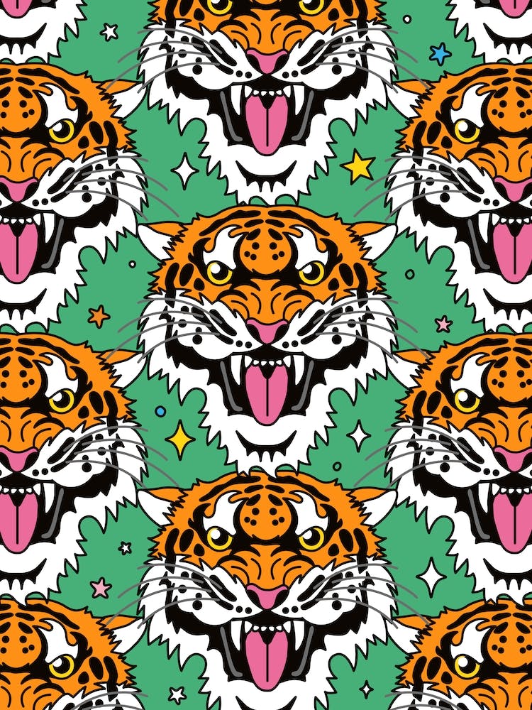 Mystic Tiger Year Of The Water Tiger Power Green
