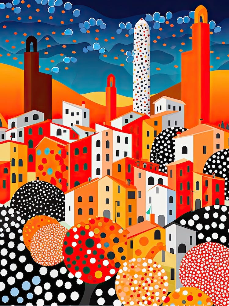 Florence, Illustration In The Style Of Pop Art 2