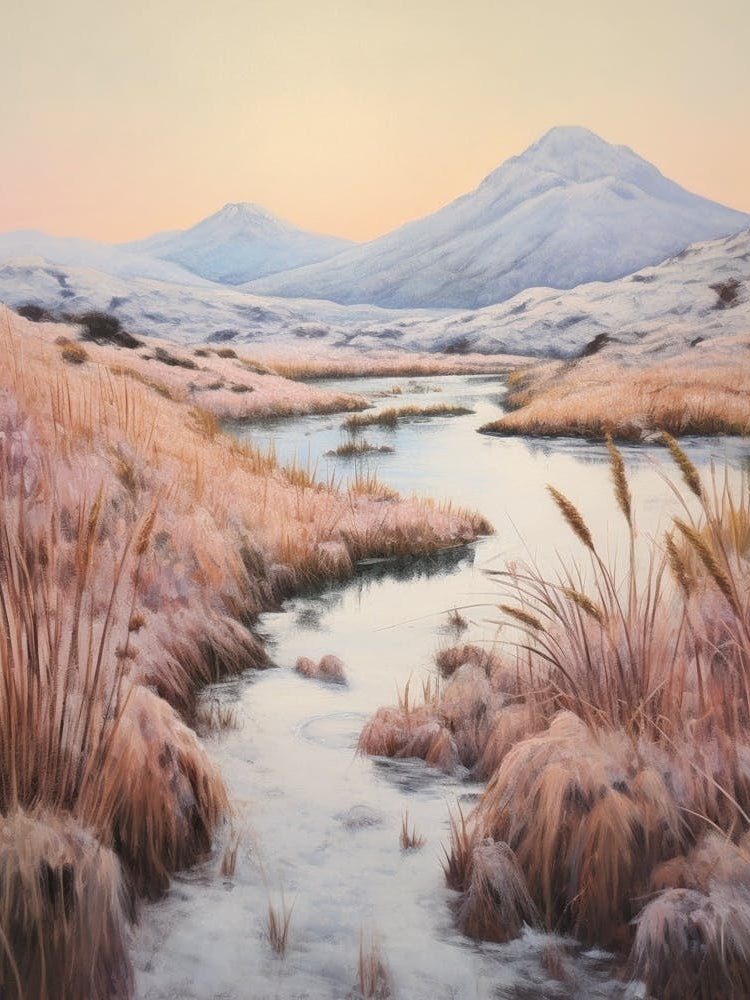 Dreamy Winter Painting Tongariro National Park New Zealand 2