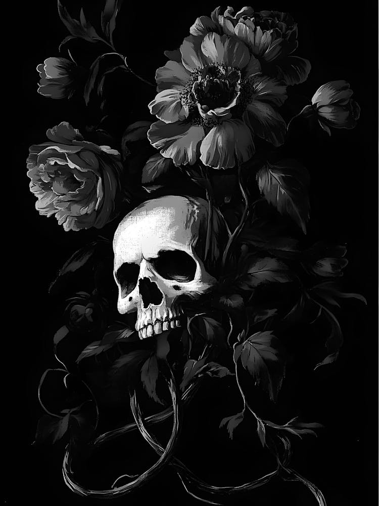 Skull And Roses 1