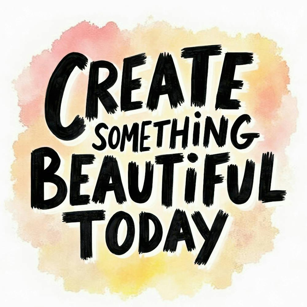 Create Something Beautiful Today 2