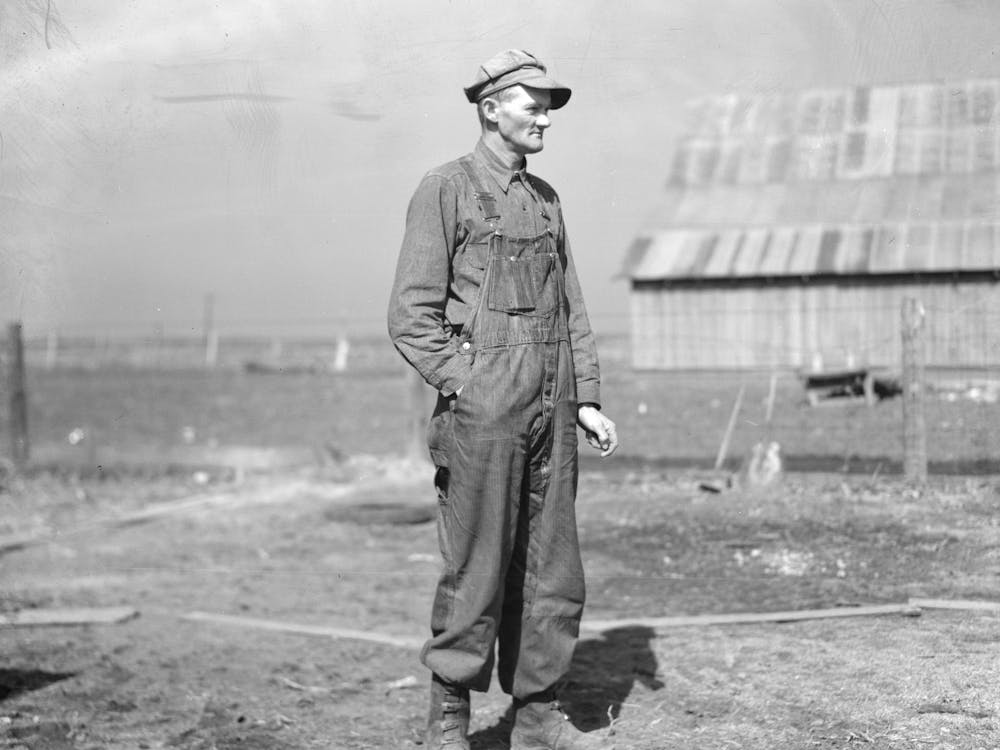 Tip Estes, Forty Three Year Old Hired Man, On His Farm Near Fowler, Indiana By Russell Lee