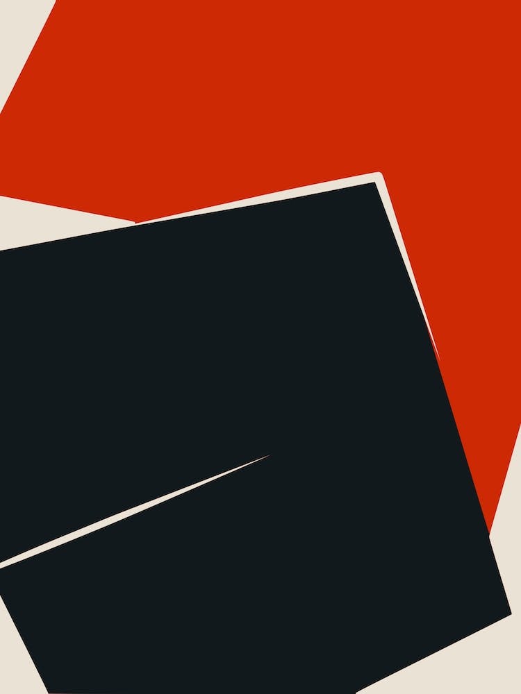 Abstrait Uni Rouge et Noir
