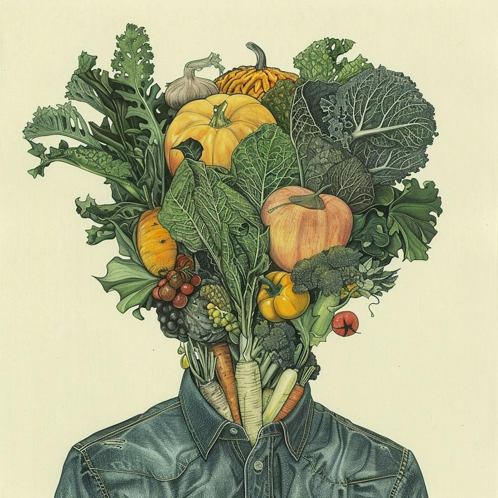 Head Full Of Vegetables