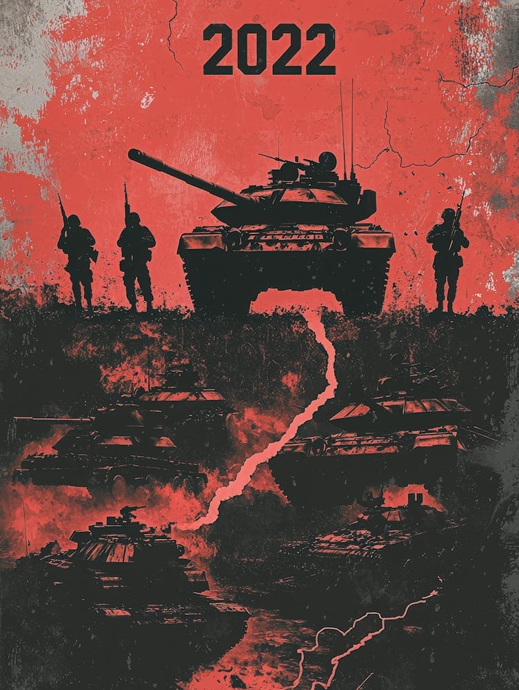 Aihrgdesign A Powerful Geopolitical Poster Marking The Start 2