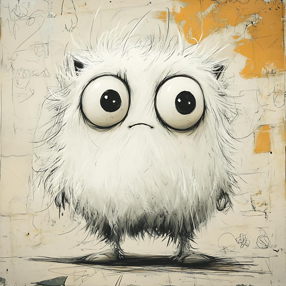 Cute Shaggy Plush Ghost Toy 10