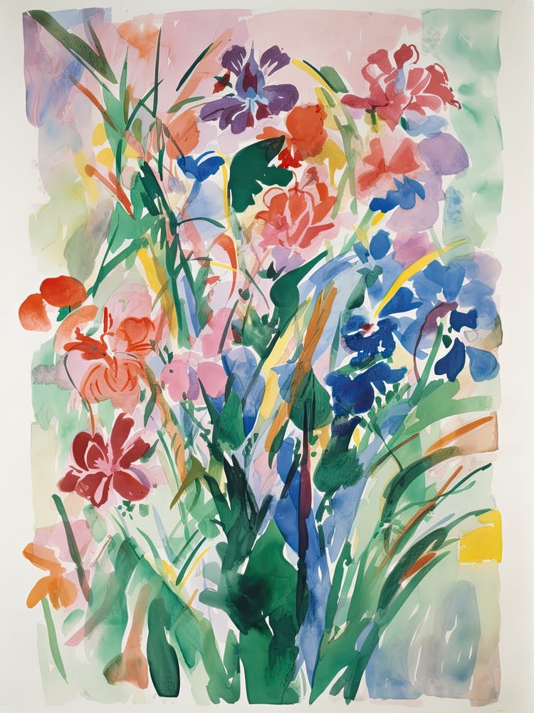 Iris Flower Illustration 3