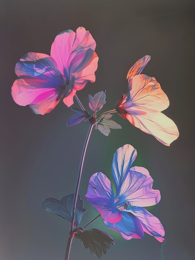 Iridescent Flower Geranium 2