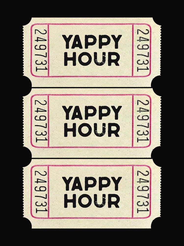 Yappy Hour Ticket