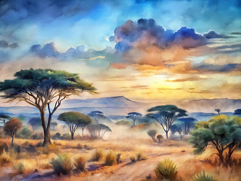 Van Gogh Serengeti National Park Tanzania Withou