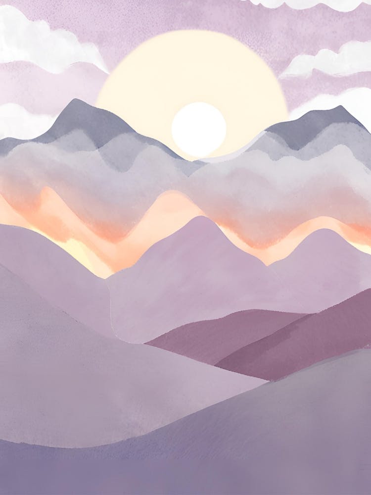 Sunset In The Mountains 17