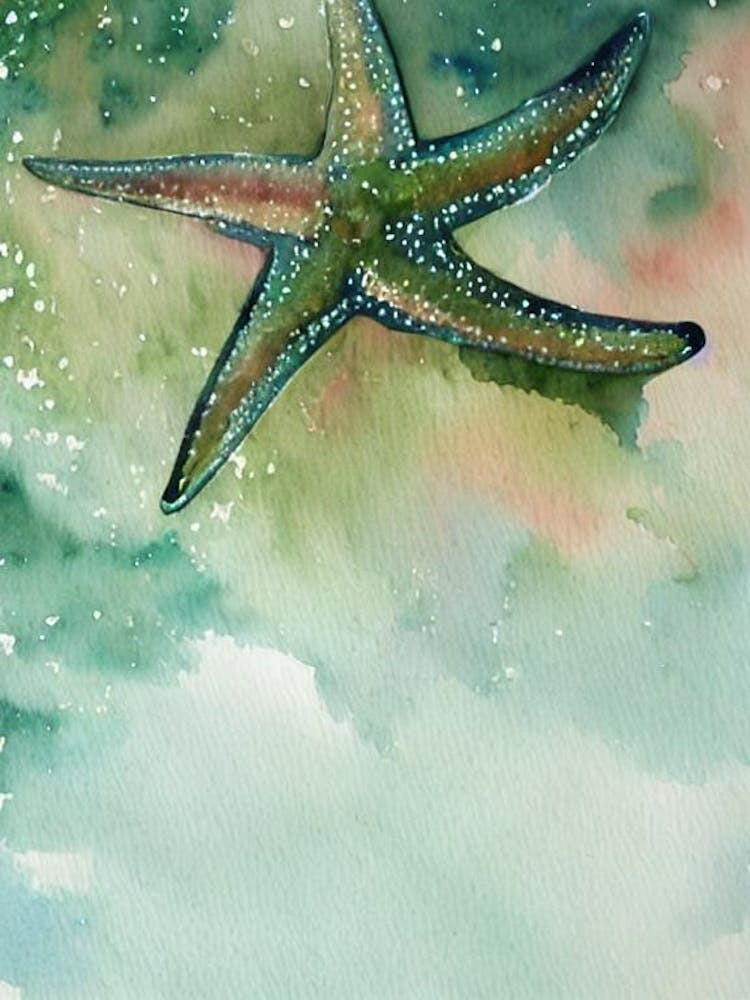 Starfish Storybook Watercolour