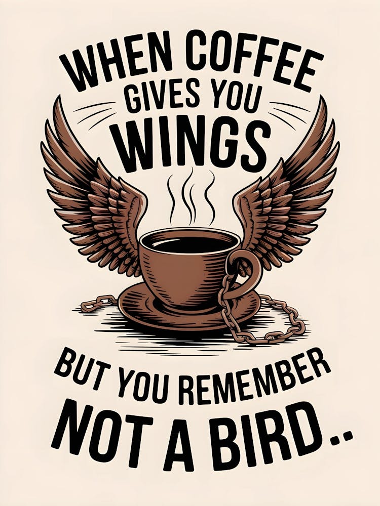 When Coffee Gives You Wings But You Remember Not A Bird