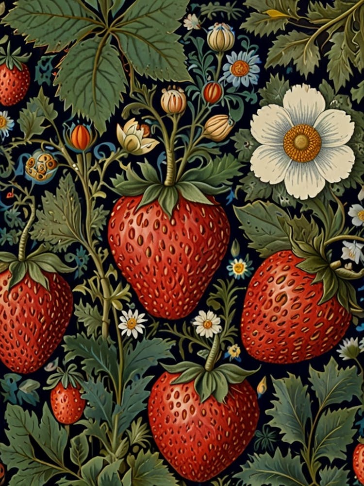 William Morris Strawberries And Daisies