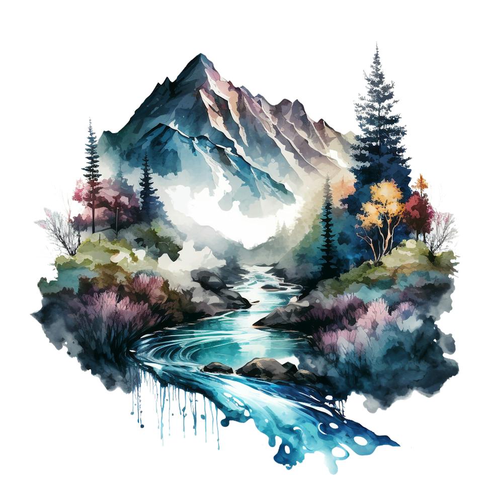 Watercolor Landscape 11